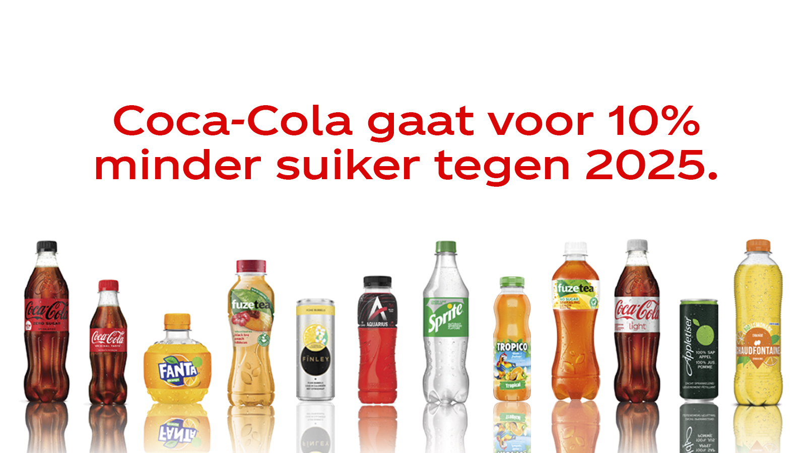 10 minder suiker tegen 2025